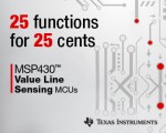 TI가 가장 저렴한 가격대의 센서 애플리케이션용 초저전력 MSP430™ 마이크로컨트롤러를 출시한다