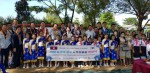 한국청소년연맹이 라오스 낭아초등학교 아이들에게 희망의 놀이터를 선물했다