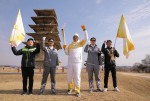 2018 평창 동계올림픽의 성공 개최를 기원하는 성화의 불꽃이 왕도의 꿈이 서린 도시, 익산을 찾았다.