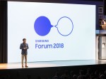 삼성전자 CE부문장 김현석 사장이 현지시간 6일 이탈리아 로마에서 열린 삼성 포럼에서 올해 주요 제품과 전략을 설명하고 있다