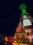 N서울타워에 설치된 초대형 클룩 크리스마스 트리
