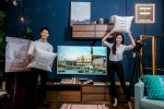 삼성전자가 싱가포르에 세리프 TV 출시하며 라이스프타일 TV 체험 공간을 오픈했다