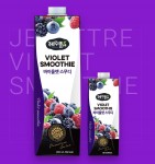 Jinsan Beverage Jejuttre Violet Smoothie made with superfood berries.