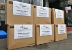 향아축산물프라자 만촌동 본점이 기부하는 1400여개 개인위생용품