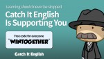 Catch It Play is offering a free premium coupon of its mobile English learning application Catch It 