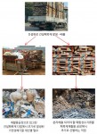 건설 폐목재 번들 내 가연성 폐기물과 재활용 공장 추가 선별과정