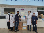 글로벌쉐어가 경기도의료원 안성병원에 코로나19 의료진을 위한 보건 물품을 전달했다