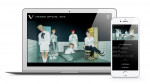 신인 아이돌 VANNER의 비트팬 프로 일본 팬 사이트 화면