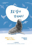 국립해양생물자원관의 특별 기획전 ‘보고싶다 강치야 !’ 포스터