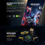 ASUS GeForce RTX 30 시리즈 NVIDIA와 함께하는 와치 독스 리전 골든 킹 팩 이벤트 포스터