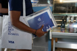 Visa’s Back to Business kits include new “tap to pay preferred” point-of-sale materials, branding, e