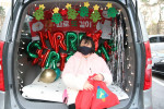 서울시립북부장애인종합복지관 차량 뒷좌석에서 준비한 이벤트