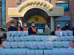 한국전력 순천지사가 설 명절을 맞아 순천시장애인종합복지관에 온정의 물품을 전달했다
