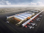 삼성물산이 공개한 대만 타오위안 국제공항 제3터미널 조감도
