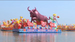 제15회 중국 습지 생태 관광 축제 및 2021 중국 타이저우 장옌 친통 보트축제 현장