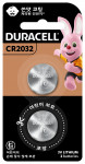 듀라셀의 쓴맛 코팅 리튬 동전 건전지 중 하나인 CR2032