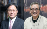 왼쪽부터 조재국 학교법인 서림학원 이사장, 김태일 장안대학교 총장