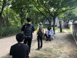 청소년환경봉사단 ‘숲틈’ 5차 시 와룡공원 모니터링 활동 모습