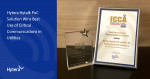 Hytera Recognized With Best Use of Critical Communications in Utilities in ICCA