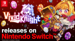 Vivid Knight(비비드 나이트) Nintendo Switch™ 버전, 2021년 12월 16일 목요일부터 다운로드 가능