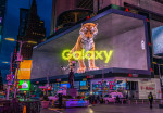 삼성 갤럭시 언팩 2022 뉴욕 타임스스퀘어 옥외광고