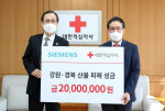 HaJoong Chung (right), President and CEO of Siemens Korea, and SungHo Yoon (left), Vice President of