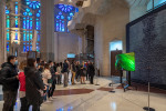 삼성전자가 스페인 바르셀로나에 있는 사그라다 파밀리아 대성당의 아름다운 모습을 ‘Neo QLED 8K’에 담았다