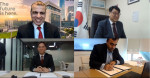 한국핀테크지원센터와 두바이국제금융센터관리청이 핀테크 산업 발전을 위한 업무 협약(MOU)을 체결했다