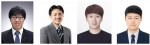 왼쪽부터 서울대학교 기계공학부 신용대 교수, 김도년 교수, 도성호 박사과정(1저자), 이찬석 박사(1저자)