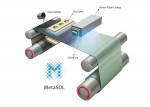 메타솔의 광소결 장비 ‘myIPL’과 광소결 잉크 ‘myCINK’를 이용한 모습