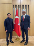 왼쪽부터 태웅로직스 경영지원본부장 최홍식 전무, 주한 튀르키예 대사관 무니르 오구즈(Münir OĞUZ) 상무관