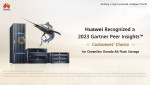 Huawei was recognized as a 2023 Gartner Peer Insights™ Customers’ Choice for primary storage for its