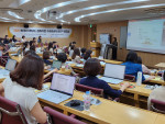 ‘2025 한국인 영양소 섭취기준 수립을 위한 워크숍’ 인사말 하는 한성림 회장(서울대학교 교수)