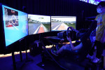 Inside the Multiverse Pavilion, the facility “MR Car Racing” allows visitors to experience the excit