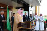 SFD CEO H.E. Sultan Al-Marshad gives a speech at the official inauguration of Shahrinav School in Ta