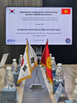 국내 보안 기업들의 역량이 집약된 키르기스스탄 국가 통합 사이버안전센터 구축 완료에 따라 한국국제협력단(KOICA)과 키르기스스탄 국가안전보장위원회(SCNS) 간 인수인계를 위한 