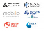 Korean companies participating in GIITS 2023 (Logo: MEGAZONECLOUD, BizData Co., Ltd., mobilio, Futur