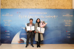 왼쪽부터 토마토안경 김승준 대표, 순쇼단 과장