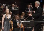 One of the 2019 winners Johanna Wallroth singing with the Finnish Radio Symphony Orchestra and condu
