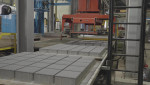 제로 시멘트 보도블록 생산 과정