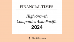 블록오디세이가 영국 파이낸셜타임스 ‘아시아·태평양 고성장 기업’으로 선정됐다