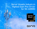 코보가 업계 최고 이득 5G mMIMO용 프리 드라이버 ‘QPA9822’를 출시했다