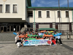 ‘2024 경기도-아이치현 청소년 국제교류’에 참가한 청소년들이 기념사진을 촬영하고 있다