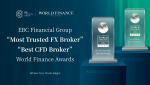 EBC 그룹이 ‘월드 파이낸스 어워즈’에서 ‘가장 신뢰받는 FX 브로커’, ‘최고의 CFD 브로커’로 2관왕을 차지하며 최고 수준의 규제 크리덴셜, 우수한 거래 환경, 다양한 보안