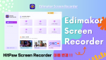 화면 녹화 및 라이브 스트리밍 프로그램 Edimakor Screen Recorder