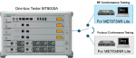 Anritsu MT8000A RF 및 프로토콜 적합성 테스트를 모두 지원하는 원박스 테스터