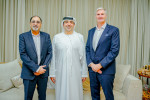 From left to right - Waseem Ashraf Qureshi, CEO-CTO Enercap, H.E. Khalifah Khoury Chairman Apex Inve