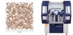 The structural model of amorphous carbon (left), estimated by TXS-RMC using SmartLab (right) (Graphi