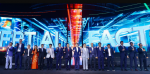 Dr. Truong Gia Binh and senior leaders of FPT, along with representatives of NVIDIA, SCSK, ASUS, Hew