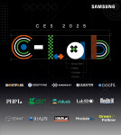 ‘CES 2025’ C랩 전시관 포스터. 삼성전자가 내년 1월 7일부터 10일까지 미국 라스베이거스에서 열리는 세계 최대 가전 전시회 ‘CES 2025’에서 C랩이 육성한 사내 벤